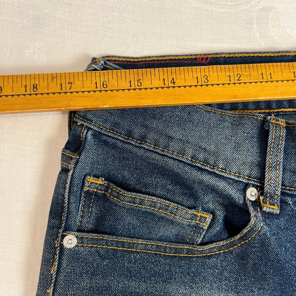 True Religion Geno Jeans Mens 32W Relaxed Slim Blue Wash‎ Denim Y2K Punk - Picture 5 of 13